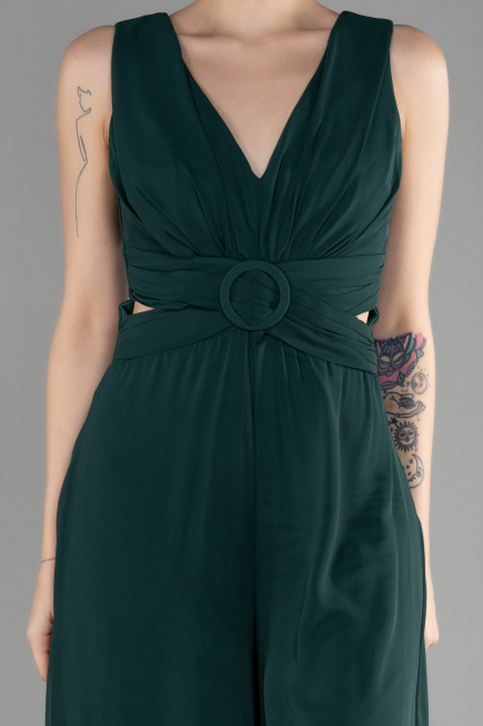 Smaragdgrün Partykleid Chiffon ABT075