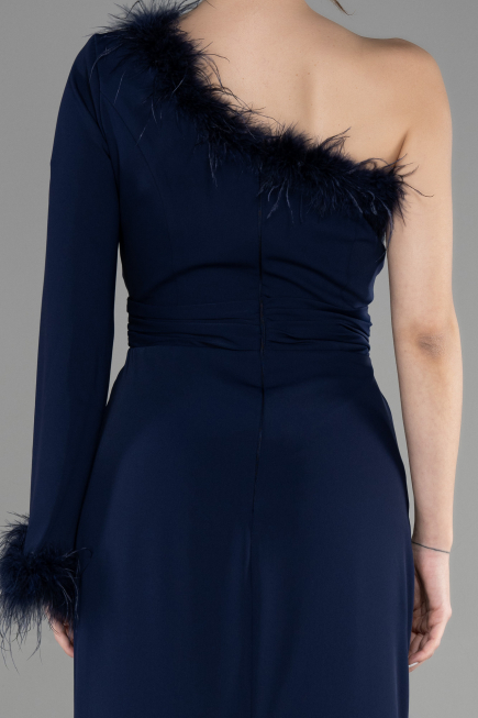 Abendkleid Lang Marineblau ABU3516