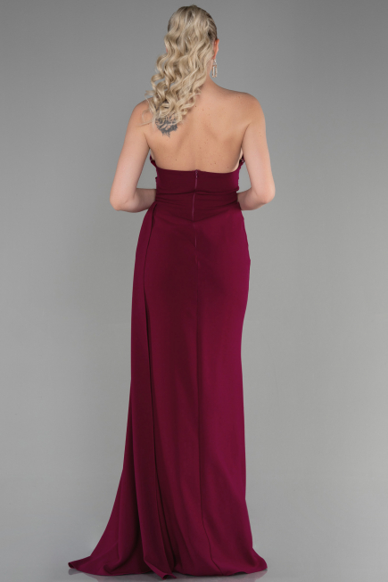 Abschlusskleid Lang Kirschrot ABU3344