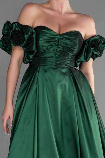 Abendkleid Lang Smaragdgrün ABU3547