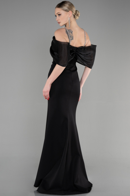 Abendkleid Lang Schwarz ABU3601