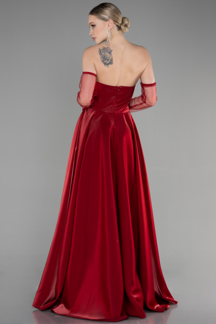 Abendkleid Lang Weinrot ABU3604