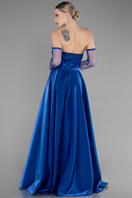 Abendkleid Lang Sächsischblau ABU3604