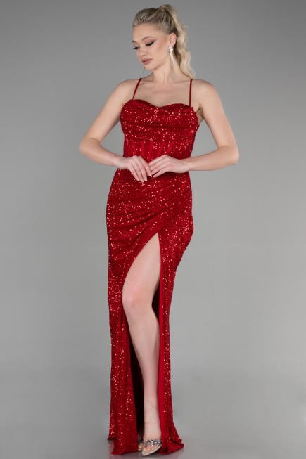 Abendkleid Lang Rot ABU3630