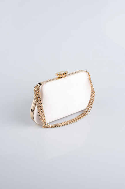 Abendtasche Satin Hautfarben SH834