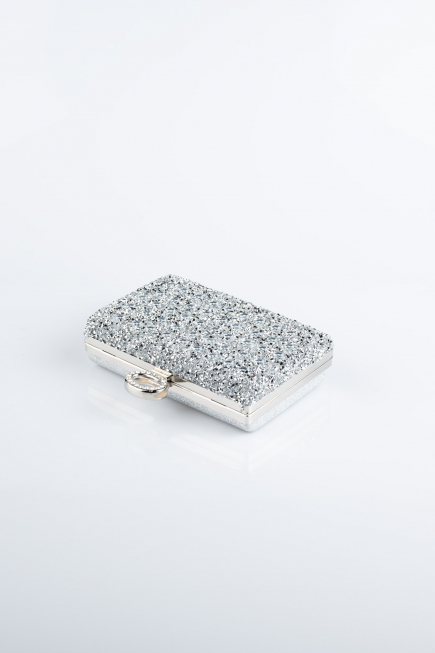 Abendtasche Silber SH830