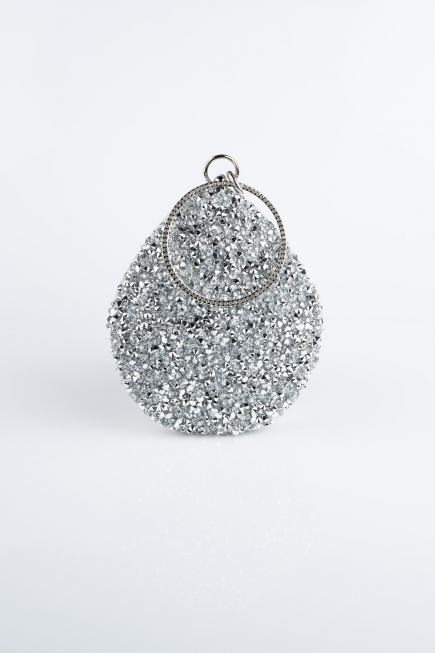 Abendtasche Silber SH833