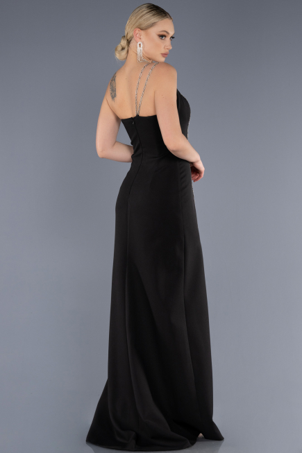 Abendkleid Lang Schwarz ABU3675