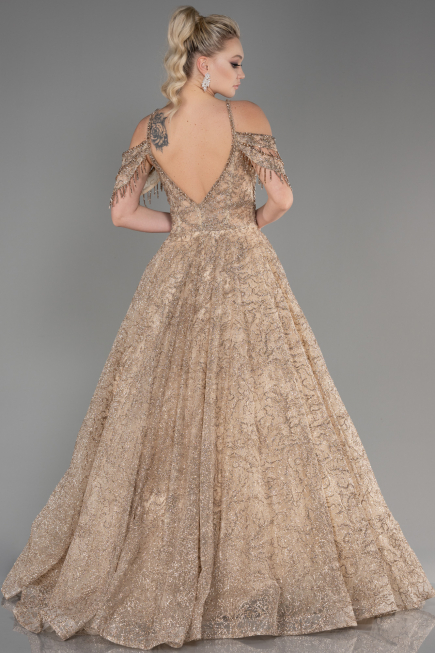 Abendkleid Lang Gold ABU3708
