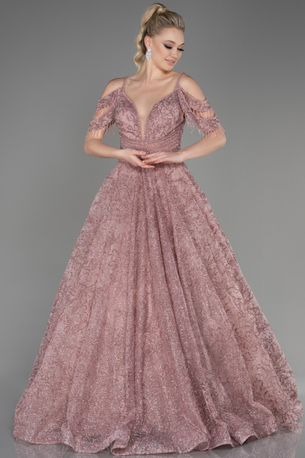 Abendkleid Lang Puder ABU3708