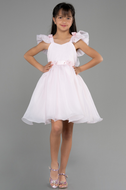 Abendkleid für Kinder Lang Puder ABU3722