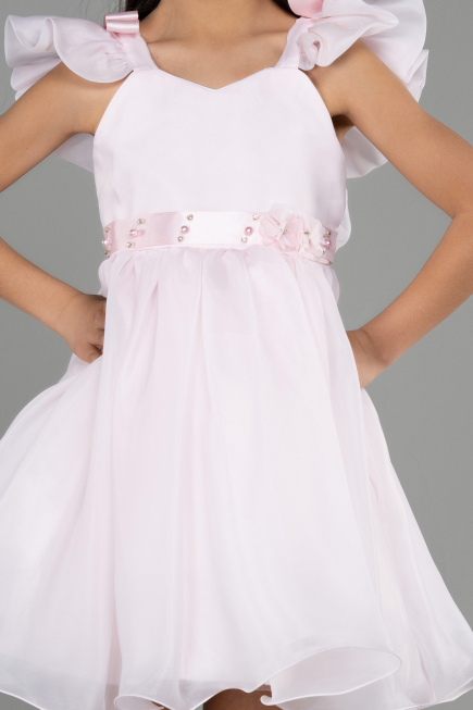 Abendkleid für Kinder Lang Puder ABU3722