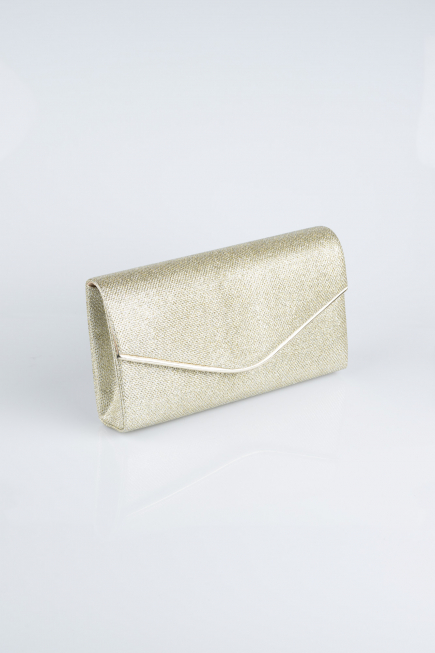 Briefumschlag-Tasche Glitzernd Gold SH810