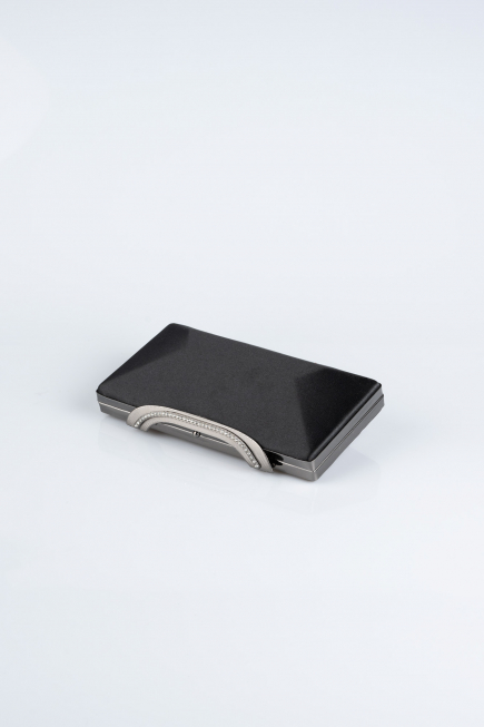 Abendtaschen Satin Schwarz V729