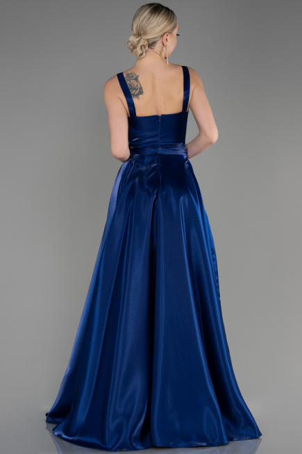 Abendkleid Lang Marineblau ABU3751
