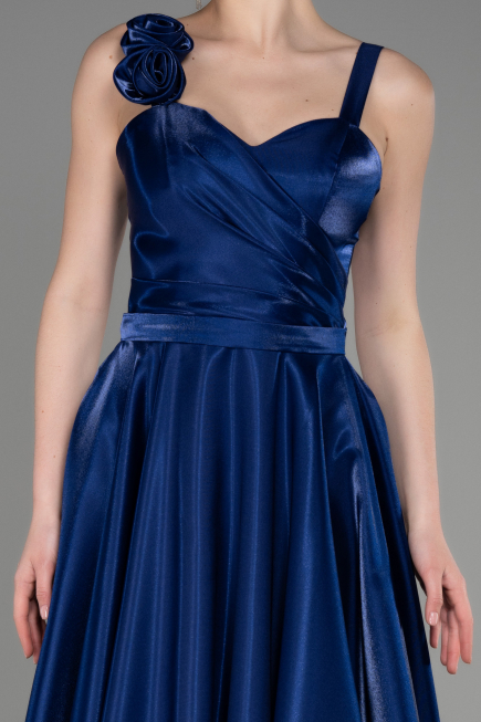 Abendkleid Lang Marineblau ABU3751