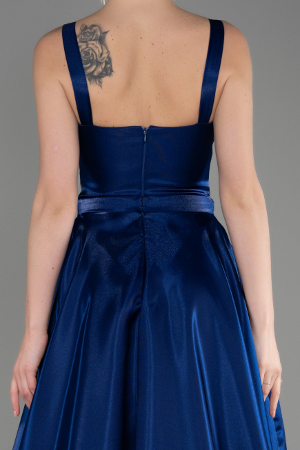 Abendkleid Lang Marineblau ABU3751
