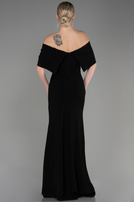Abendkleid Lang Schwarz ABU3775