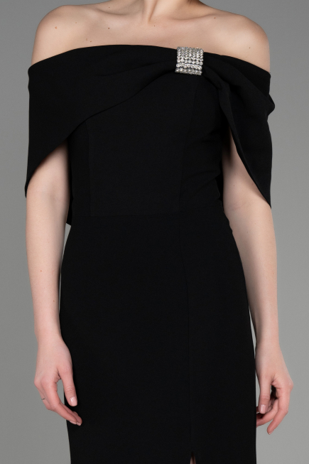 Abendkleid Lang Schwarz ABU3775