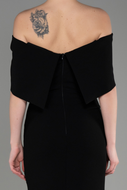 Abendkleid Lang Schwarz ABU3775