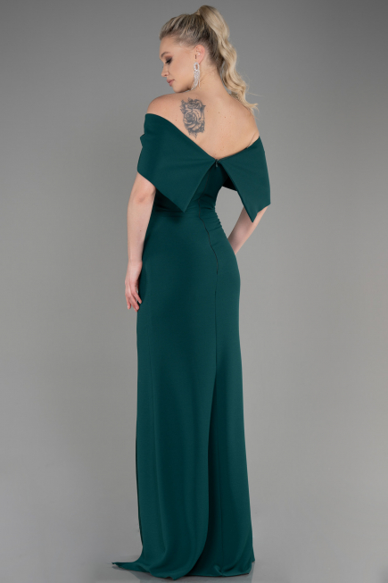 Abendkleid Lang Smaragdgrün ABU3775