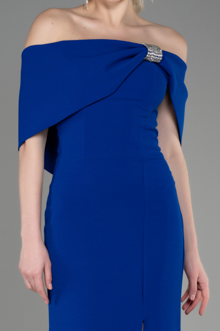 Abendkleid Lang Sächsischblau ABU3775