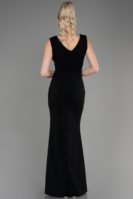Abendkleid Lang Schwarz ABU1190