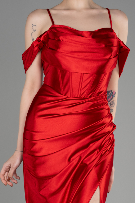 Abendkleid Lang Rot ABU3840