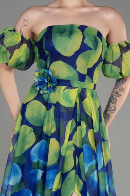 Abendkleid Lang Grün ABU3903