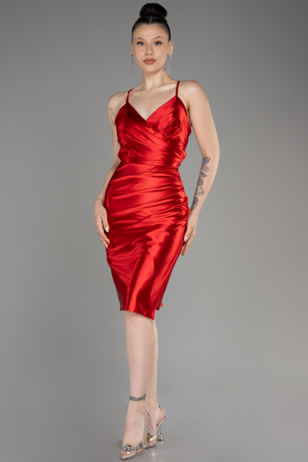 Partykleid Kurz Rot ABK2078