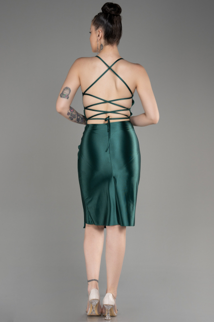 Partykleid Kurz Smaragdgrün ABK2078