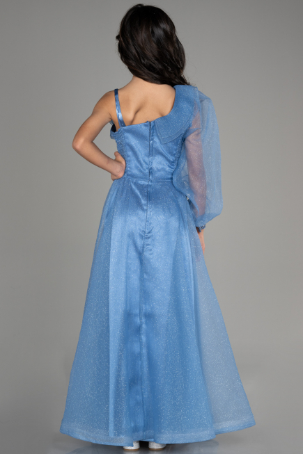 Abendkleid für Kinder Lang Indigo ABU2453