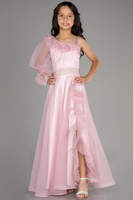 Abendkleid für Kinder Lang Puder ABU2453