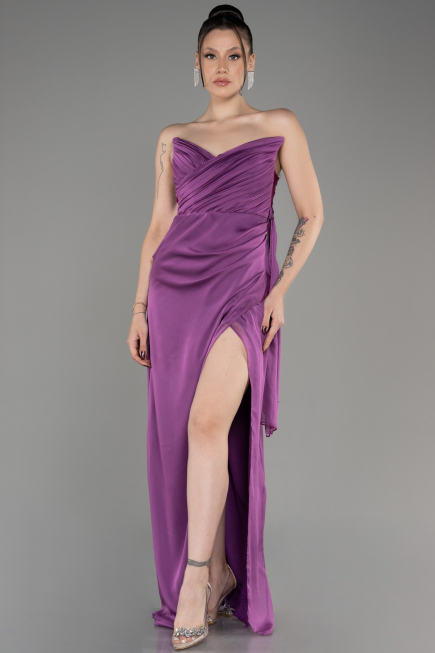 Abschlusskleid Lang Chiffon Violette ABU3947