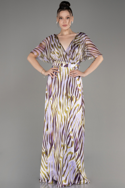 Abendkleid Lang Lila ABU3973