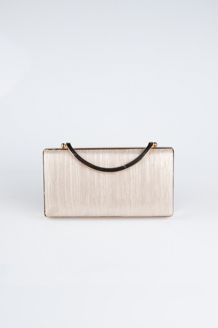 Kästchen-Tasche Laserschnitt Gold V258