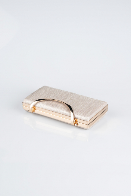 Kästchen-Tasche Laserschnitt Gold V258