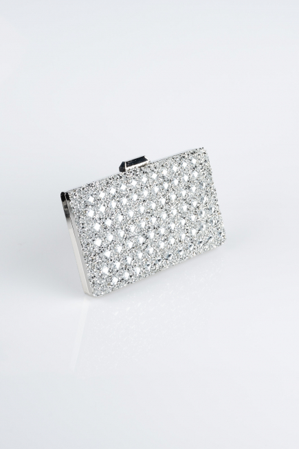 Abendtasche Silber SH823
