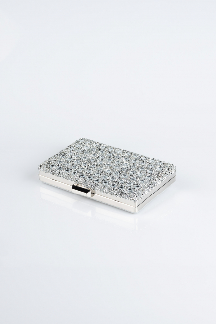 Abendtasche Silber SH823