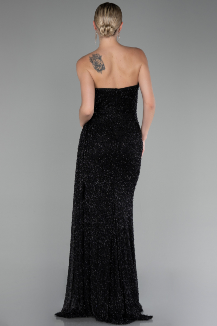 Abendkleid Lang Schwarz ABU4114
