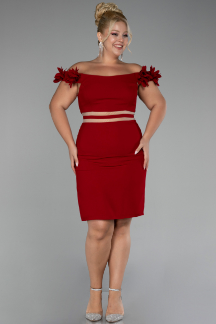 Partykleid Kurz Rot ABK2120