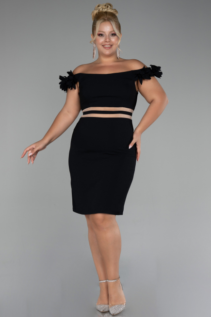 Partykleid Kurz Schwarz ABK2120
