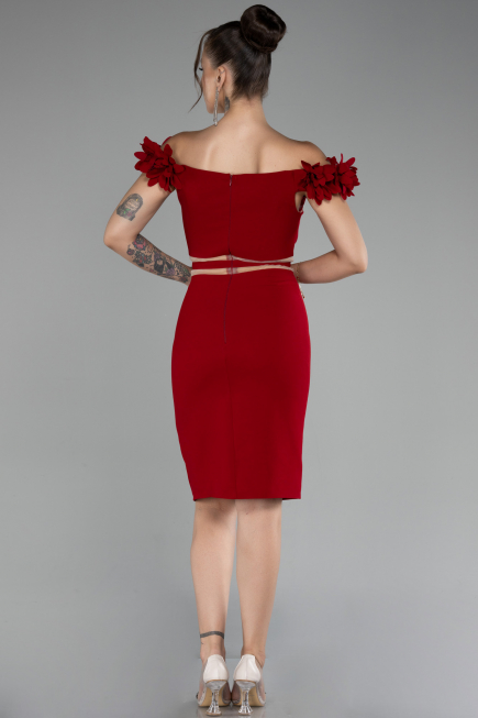 Partykleid Kurz Rot ABK2120