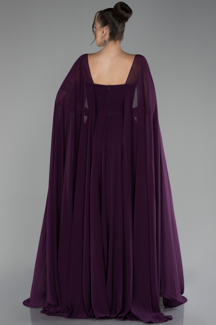 Standesamtkleid Lang Chiffon Violette ABU4158