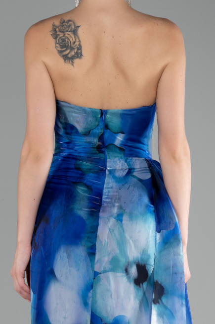 Abendkleid Lang Sächsischblau ABU4169