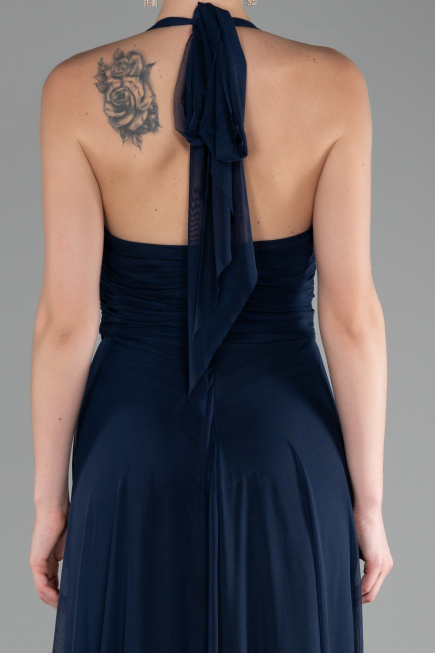 Abschlusskleid Lang Marineblau ABU4188