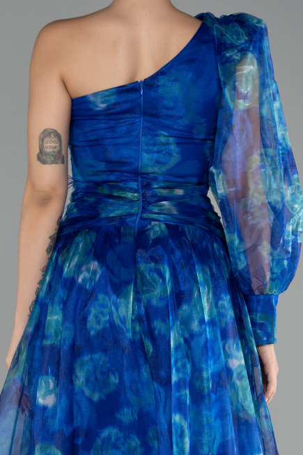 Abendkleid Lang Sächsischblau ABU4206