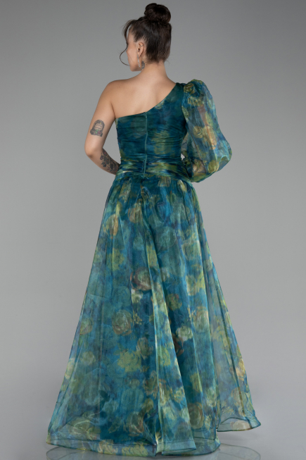 Abendkleid Lang Smaragdgrün ABU4206