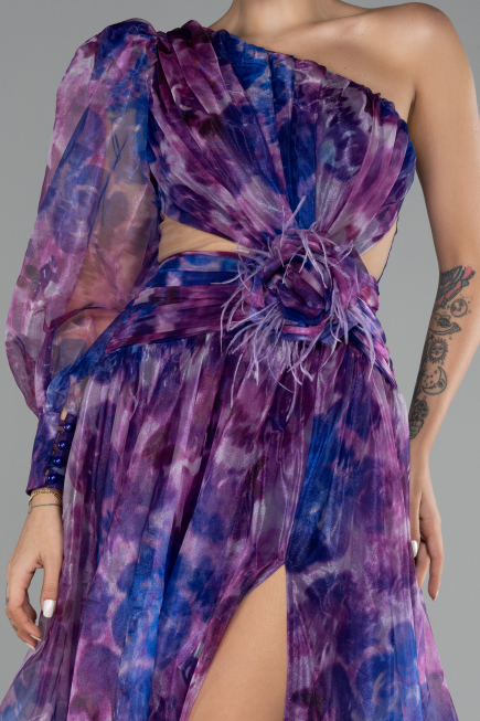 Abendkleid Lang Violett ABU4206