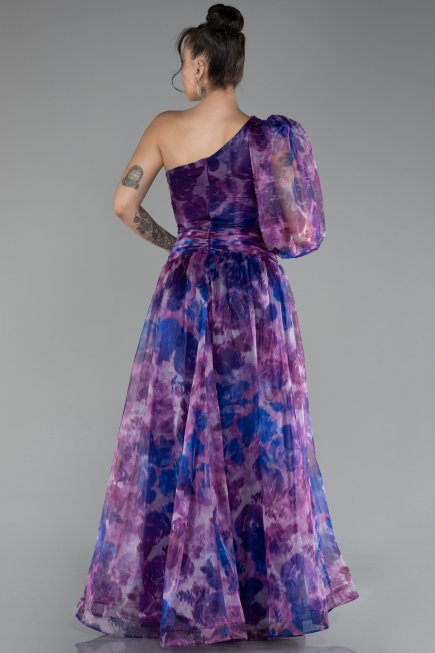 Abendkleid Lang Violett ABU4206